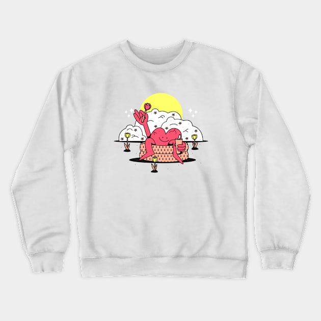 Spread The Love Crewneck Sweatshirt by Red Rov